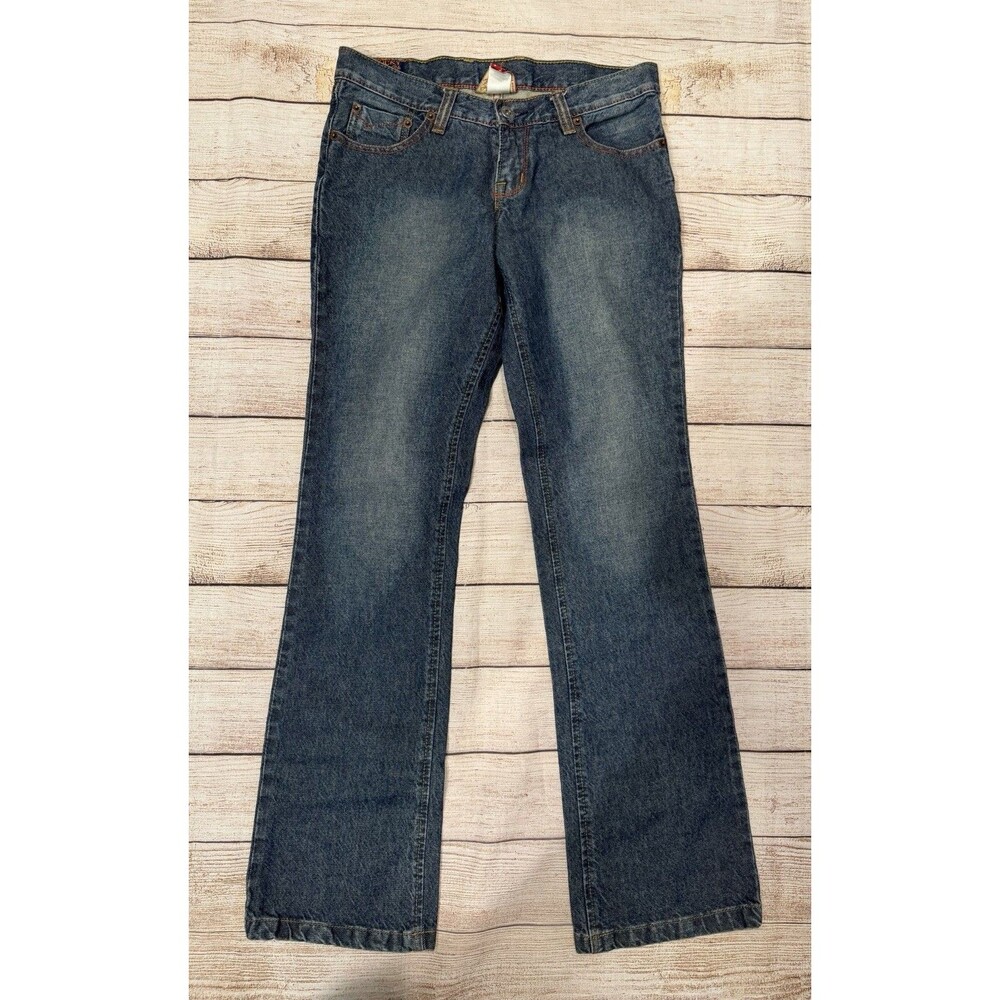 Lucky Brand Blue Mid Rise Flare Regular Length Denim Jeans Women's Size 8/29